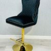Victoria Black Lion Knocker Breakfast Stool - ASR Interiors