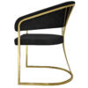 Porado Black Dining Chair - ASR Interiors