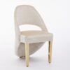 Santorini Cream Gold Dining Chair - ASR Interiors