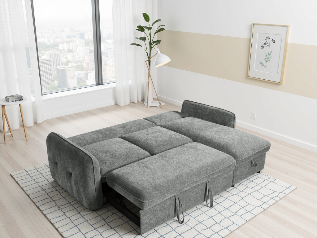 Moscow Sofabed Grey Universal Corner