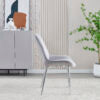 Mortiz Grey Velvet Dining Chair - ASR Interiors