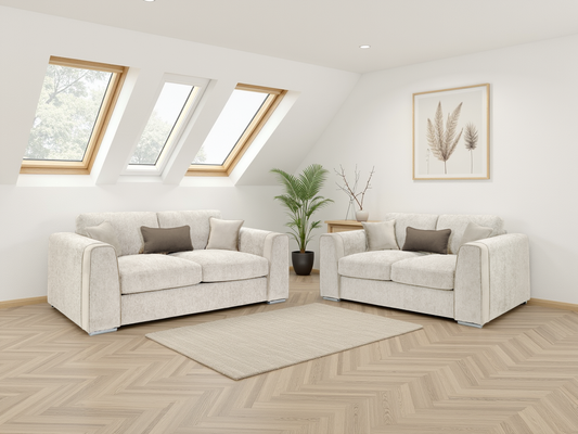 Naples Sofa Beige 3+2 Set