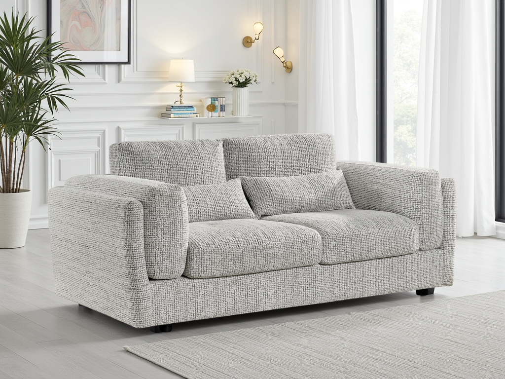 Bari Sofa Grey 3 Seater