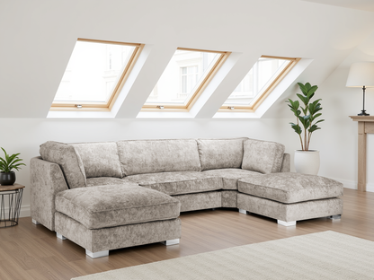Bishop Fullback Sofa Truffle U Shape Corner