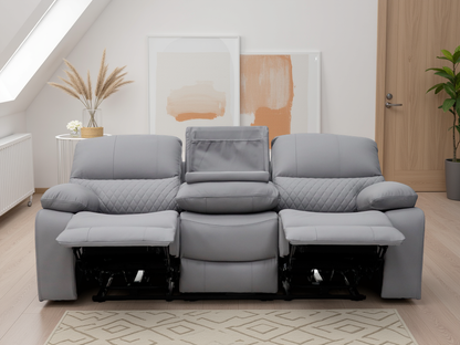 Orla Electric Recliner Sofa Grey 3+2+1 Set