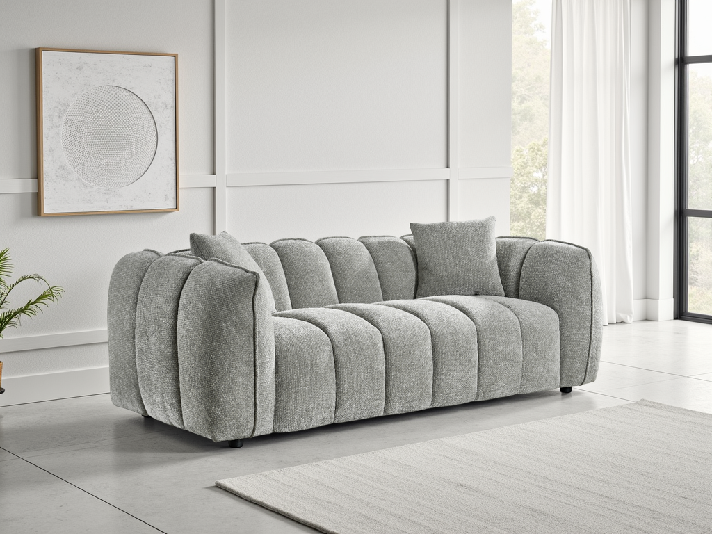 Venice Sofa Grey 3 Seater