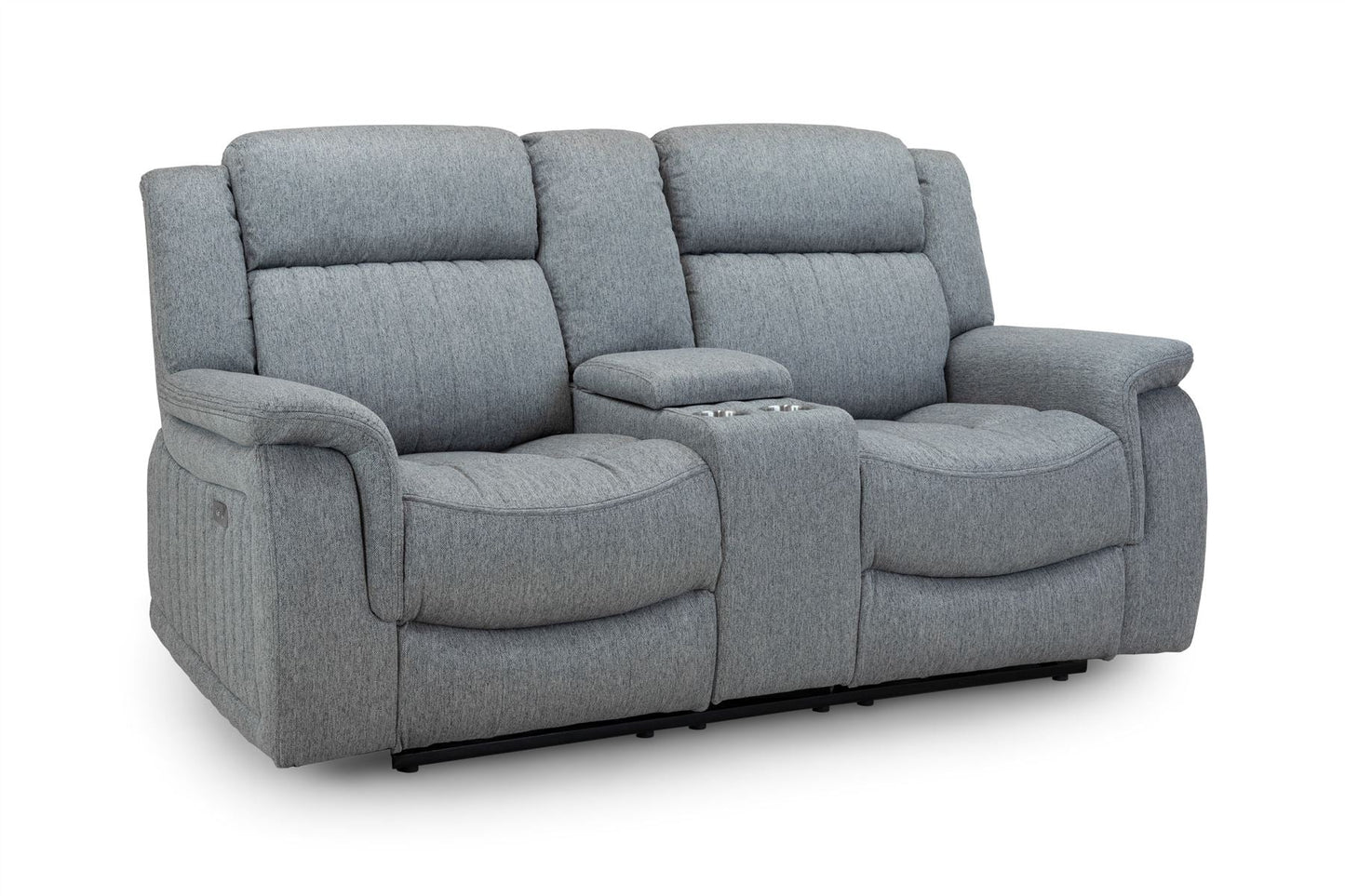 Linden Electric Recliner Sofa Grey 2 Seater