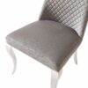 Roxby Grey and Chrome Dining Chair - ASR Interiors
