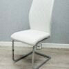 Atlantis White PU Dining Chair - ASR Interiors