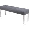 Majestic Hudson Grey PU Bench - ASR Interiors