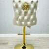 Victoria Cream Lion Knocker Breakfast Stool - ASR Interiors