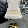 Victoria Cream Lion Knocker Breakfast Stool - ASR Interiors