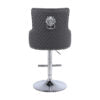 Majestic Hudson Grey PU Bar Stool - ASR Interiors