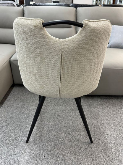 Monza Beige Fabric Dining Chair - ASR Interiors