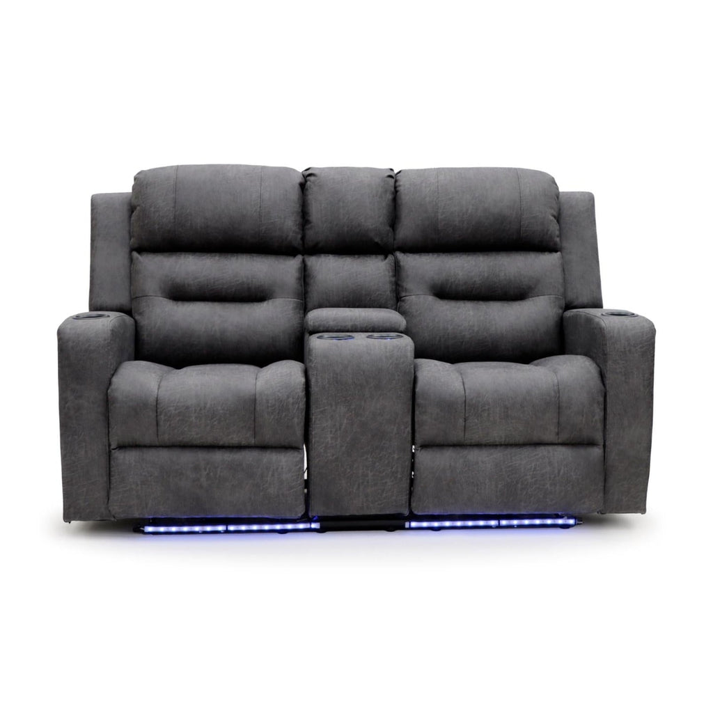 C-Love Tech Electric Recliner Sofa Grey 2 Seater