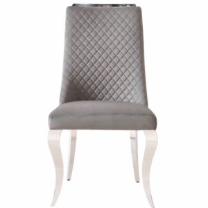 Vegas Cream Gold Dining Chair - ASR Interiors