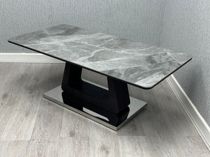 Zermatt CoffeeTable (Grey Ceramic) - ASR Interiors