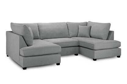 Carnaby Classic Sofa Grey U Shape Corner