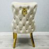 Victoria Black Ring Knocker Chair - ASR Interiors