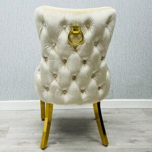 Victoria Black Ring Knocker Chair - ASR Interiors