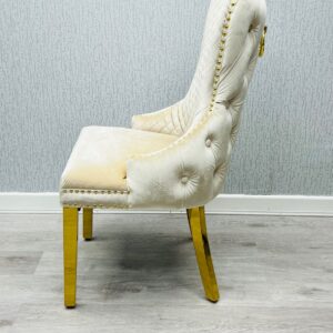 Victoria Black Ring Knocker Chair - ASR Interiors