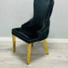 Victoria Black Ring Knocker Chair - ASR Interiors