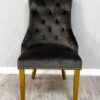 Majestic Grey Gold Lion Knocker Chair - ASR Interiors