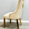 Majestic Mink Gold Lion Knocker Chair - ASR Interiors