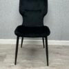 Windsor Black Velvet Chair - ASR Interiors