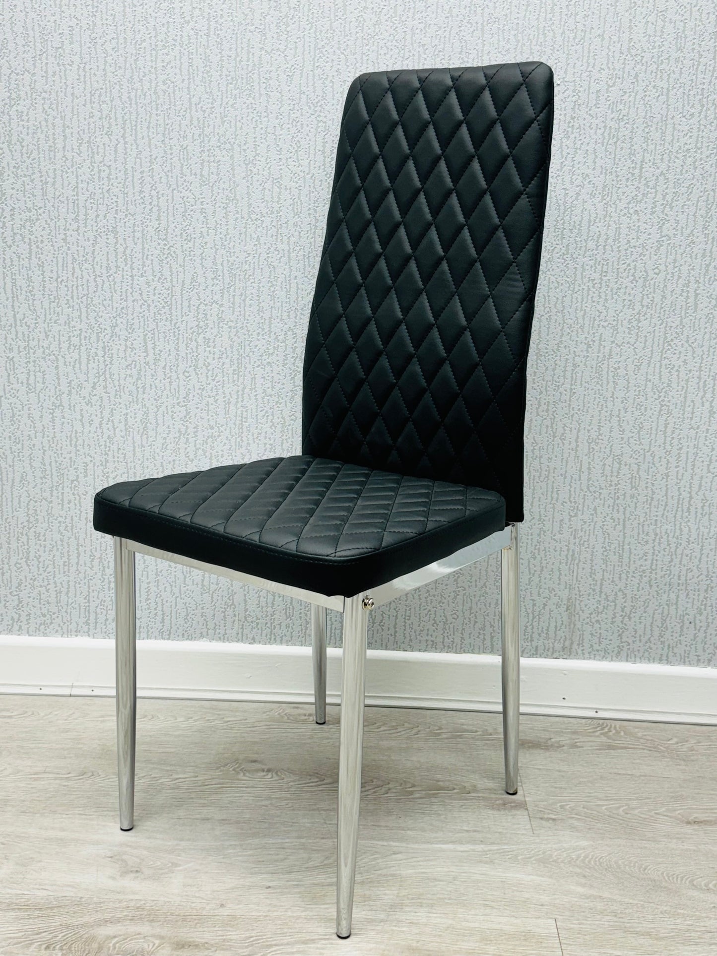 California Black PU Dining Chair - ASR Interiors