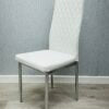 California White PU Dining Chair - ASR Interiors