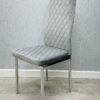 California Light Grey Velvet Dining Chair - ASR Interiors