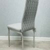 California Light Grey Velvet Dining Chair - ASR Interiors