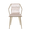 Daisy Cream Gold Dining Chair - ASR Interiors