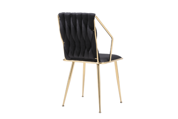 Daisy Black Gold Dining Chair - ASR Interiors