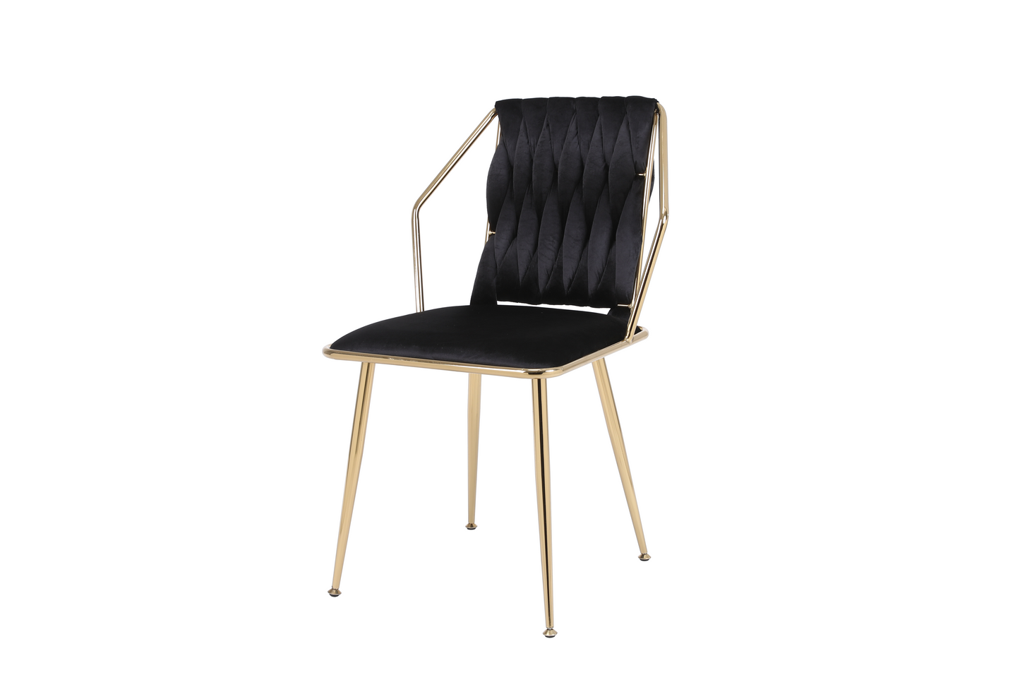 Daisy Black Gold Dining Chair - ASR Interiors