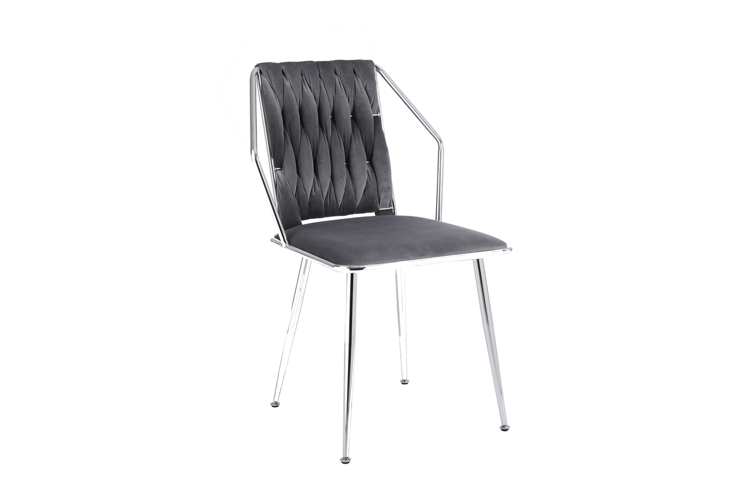 Daisy Grey Silver Dining Chair - ASR Interiors