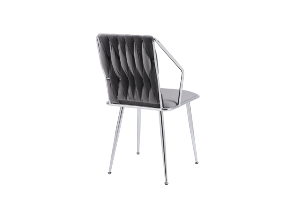 Daisy Grey Silver Dining Chair - ASR Interiors