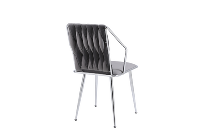 Daisy Grey Silver Dining Chair - ASR Interiors