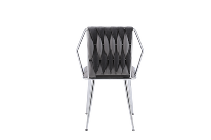 Daisy Grey Silver Dining Chair - ASR Interiors