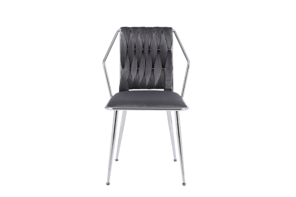 Daisy Grey Silver Dining Chair - ASR Interiors
