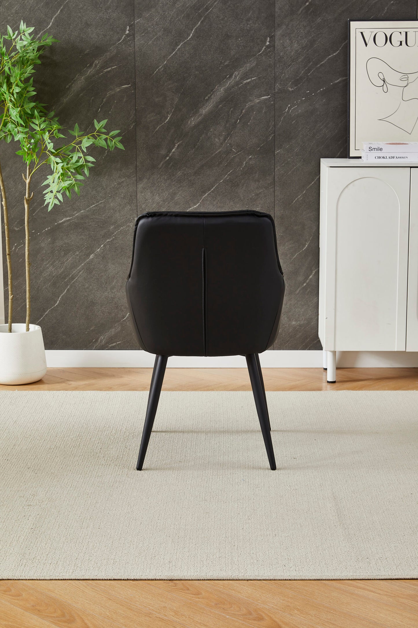 Palermo Black Dining Chair - ASR Interiors