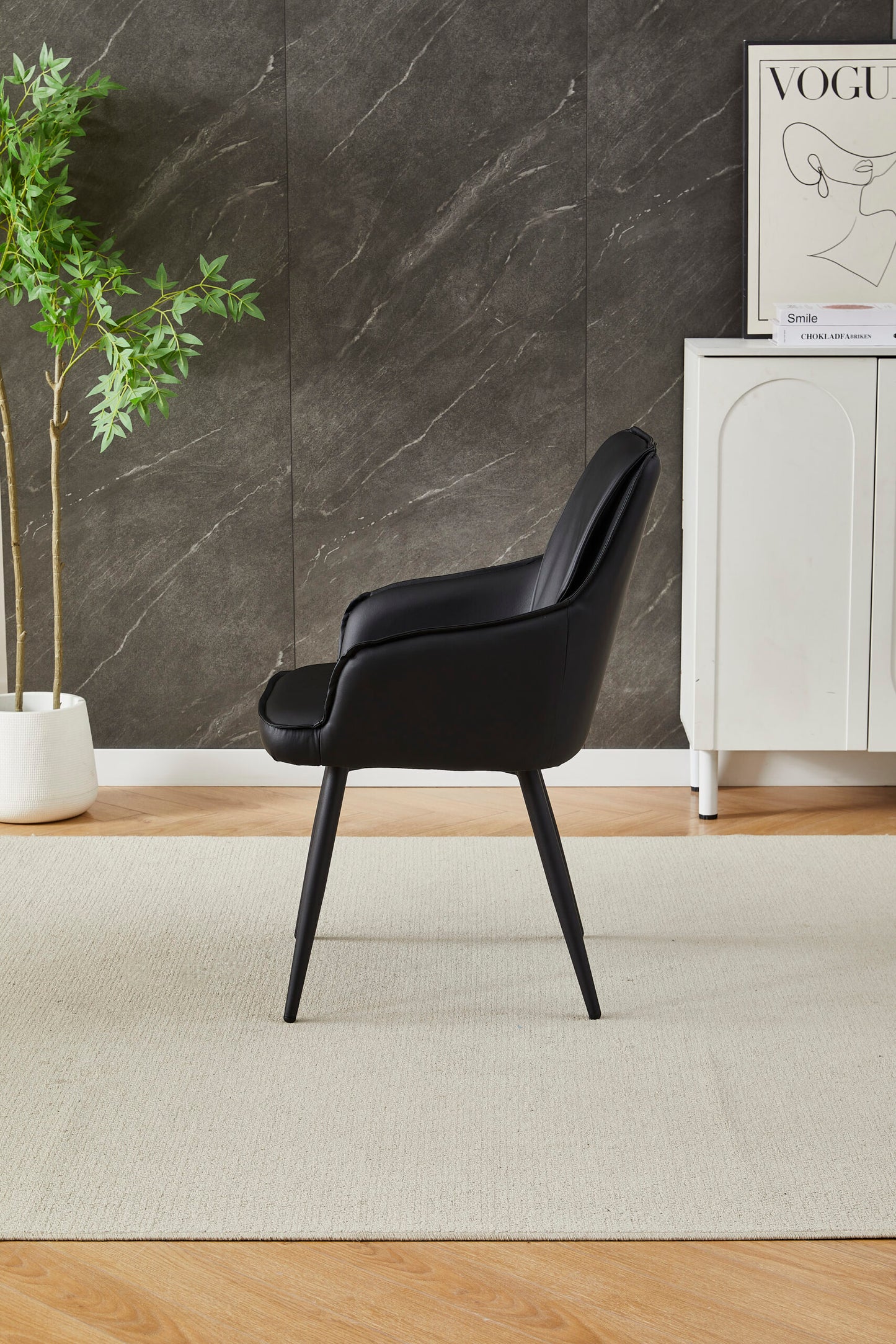 Palermo Black Dining Chair - ASR Interiors