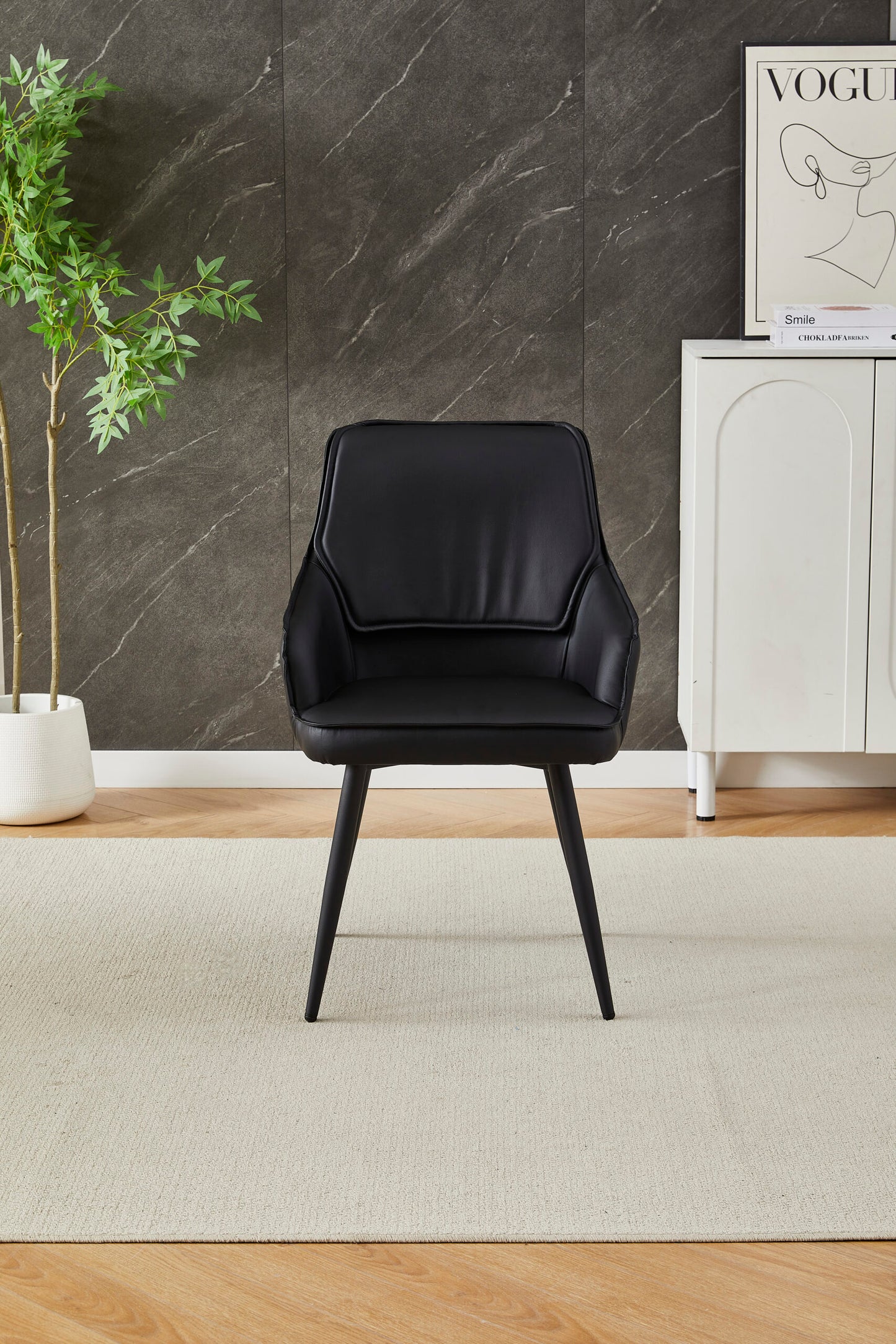 Palermo Black Dining Chair - ASR Interiors
