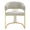 Porado Cream Dining Chair - ASR Interiors