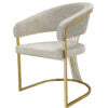 Porado Cream Dining Chair - ASR Interiors