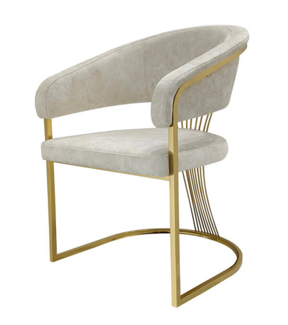 Porado Cream Dining Chair - ASR Interiors