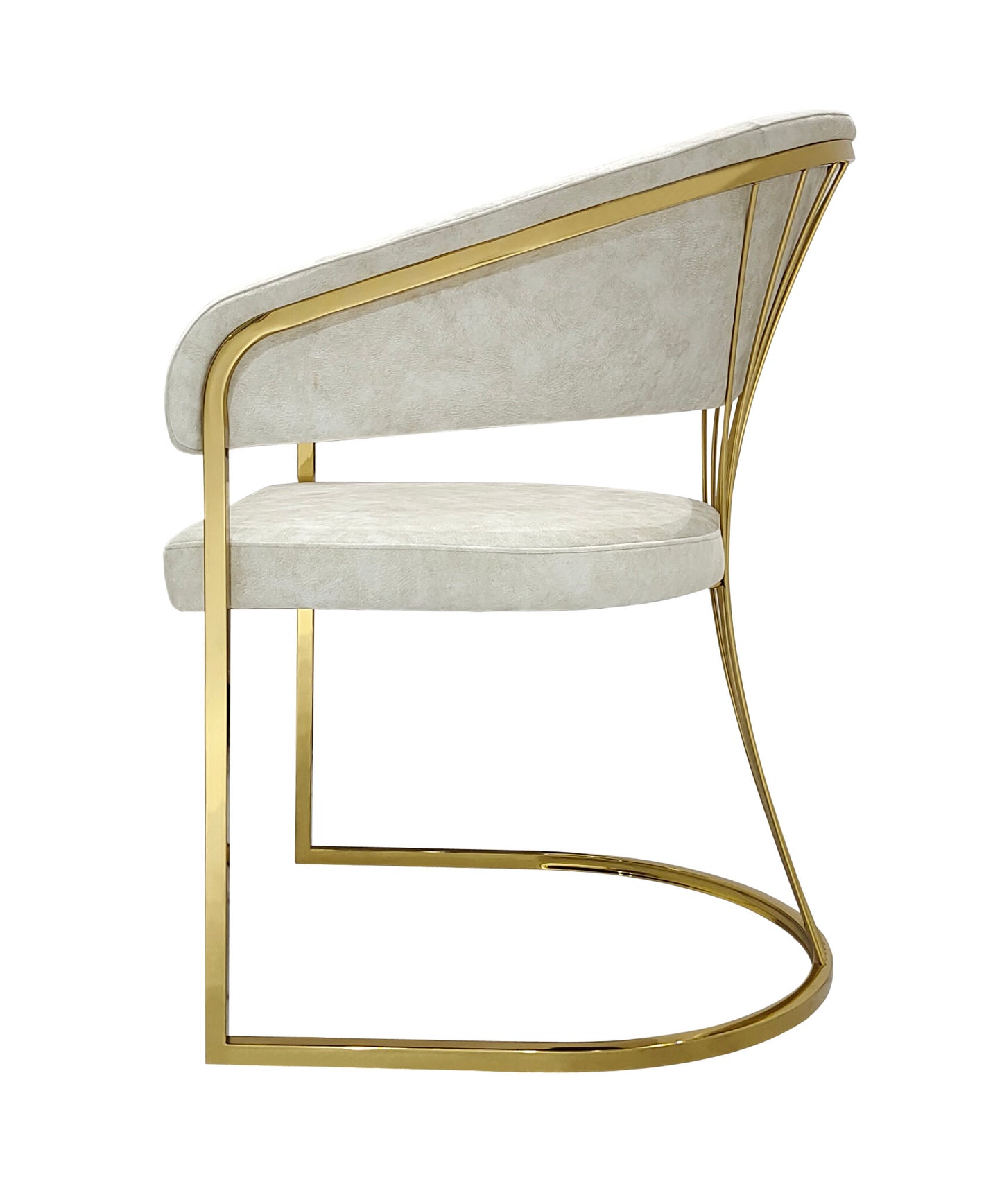 Porado Cream Dining Chair - ASR Interiors