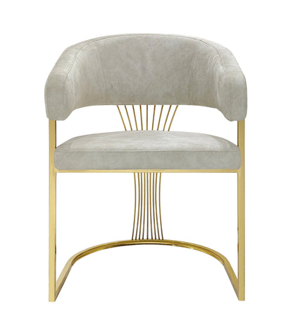 Porado Cream Dining Chair - ASR Interiors