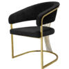 Porado Black Dining Chair - ASR Interiors